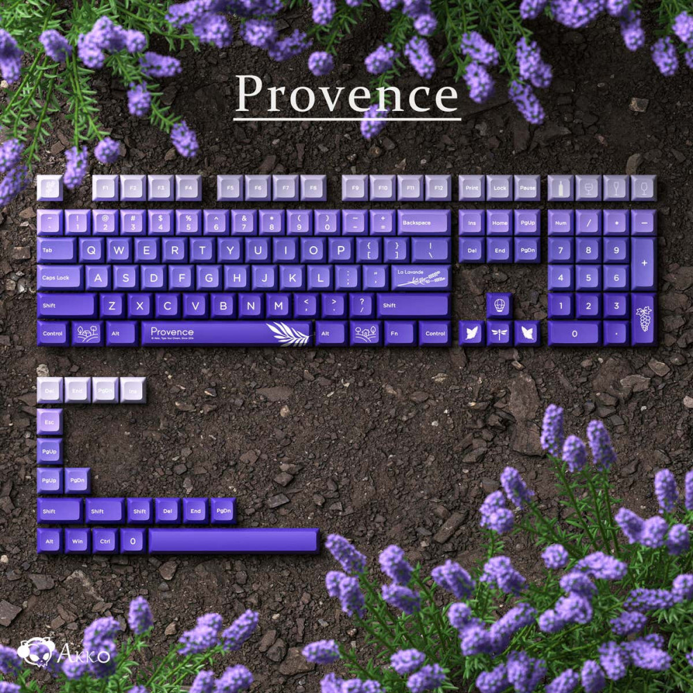 Akko JDA Provence Lavender PBT Keycap Set