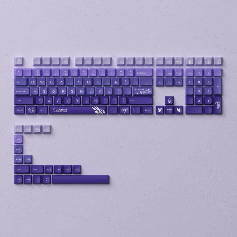 Akko JDA Provence Lavender PBT Keycap Set