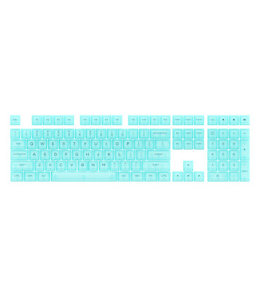 Akko ASA Clear Printed Keycap Mint Fullset