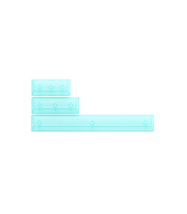 Akko ASA Clear Printed Keycap Mint Fullset