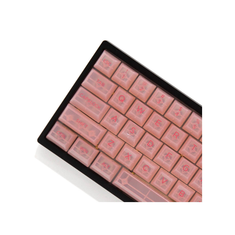 Akko ASA Clear Printed Keycap Pink Fullset
