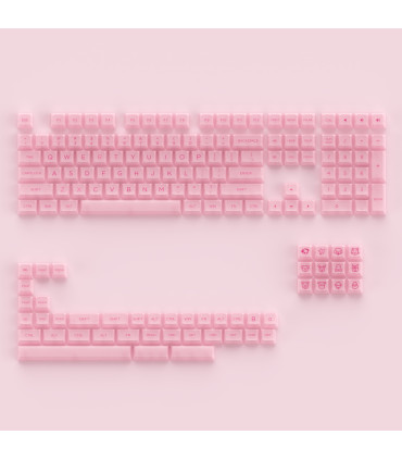 Akko ASA Clear Printed Keycap Pink Fullset