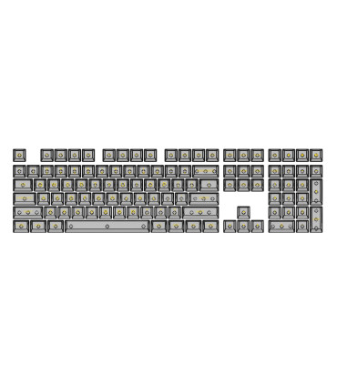 Akko ASA Clear Printed Keycap Black V2 Fullset