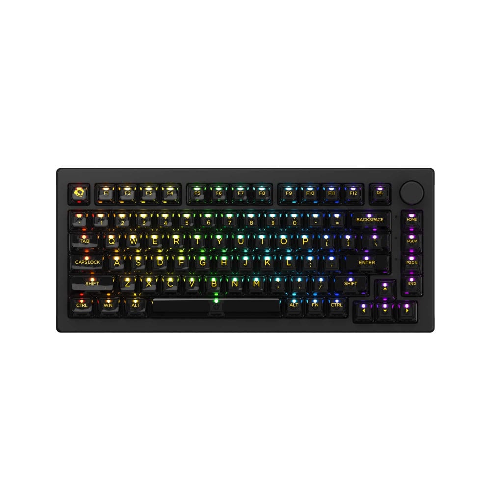 Akko ASA Clear Printed Keycap Black V2 Fullset
