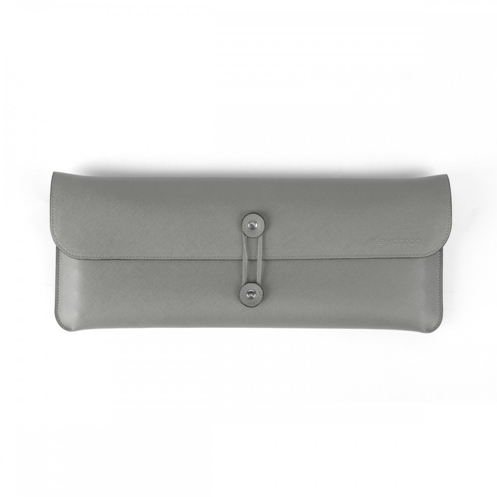 Keychron K3 Pochette de voyage Saffiano Gris Cuir
