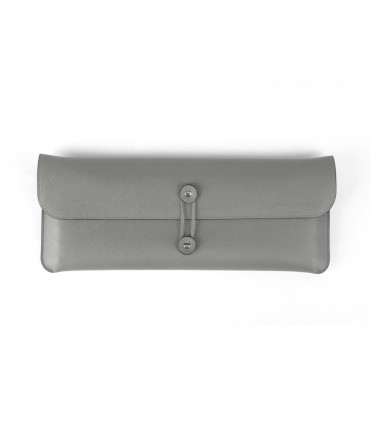 Keychron K3 Travel Pouch Saffiano Leather Grey