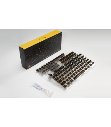 Akko ASA Clear Printed Keycap Black V2 Fullset
