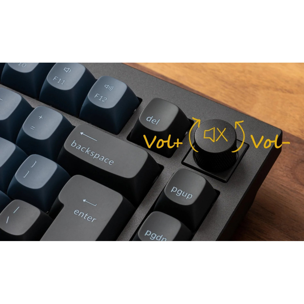 Keychron Q1 Blue QMK Red Switch (ANSI) avec bouton