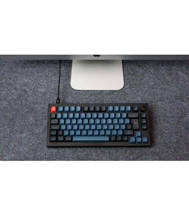 Keychron Q1 Blue QMK Red Switch (ANSI) avec bouton