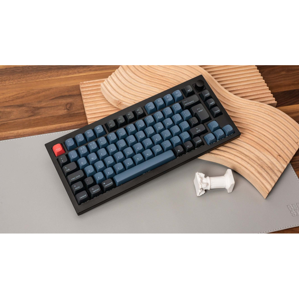 Keychron Q1 Blue QMK Red Switch (ANSI) avec bouton