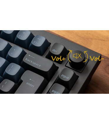 Keychron Q1 Blue QMK Red Switch (ANSI) avec bouton