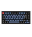 Keychron Q1 Noir QMK Marron Interrupteur (ISO-CH) avec Bouton