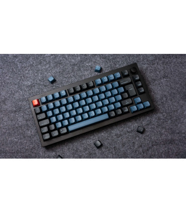 Keychron Q1 Blue QMK Red Switch (ANSI) avec bouton