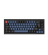 Keychron Q2 Noir QMK Marron Interrupteur (ISO-CH) avec Bouton
