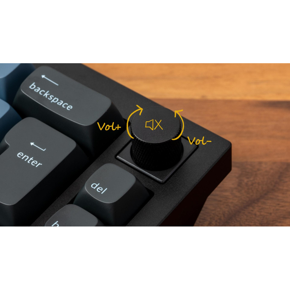 Keychron Q2 Black QMK Red Switch (ANSI) w/Knob