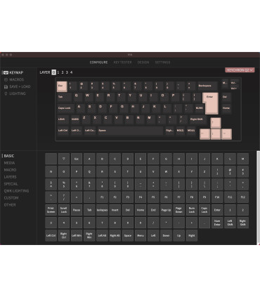 Keychron Q2 Black QMK Red Switch (ANSI) w/Knob