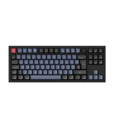 Keychron Q3 Noir QMK Brown Switch Swiss Layout (ISO-CH) avec bouton