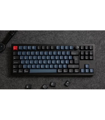 Keychron Q3 Black QMK Brown Switch Schweizer Layout (ISO-CH) w/Knob