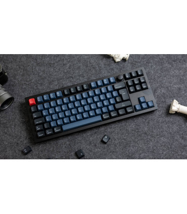 Keychron Q3 Black QMK Brown Switch Schweizer Layout (ISO-CH) w/Knob