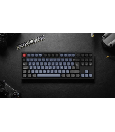 Keychron Q3 Black QMK Brown Switch Schweizer Layout (ISO-CH) w/Knob