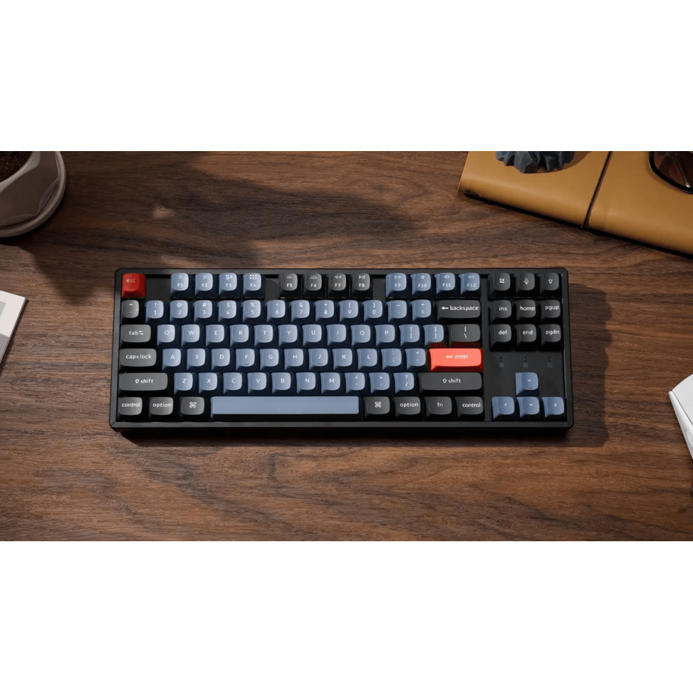 Keychron Q3 Black QMK Brown Switch Schweizer Layout (ISO-CH) w/Knob
