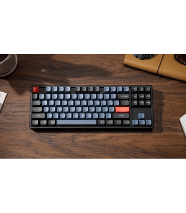 Keychron Q3 Black QMK Brown Switch Schweizer Layout (ISO-CH) w/Knob