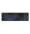 Keychron Q6 Noir QMK Marron Interrupteur (ISO-CH) avec Bouton