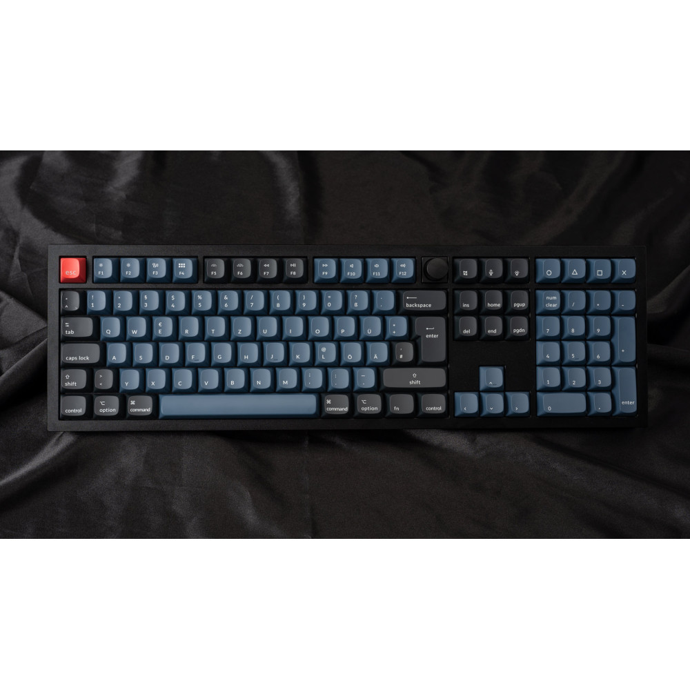 Keychron Q6 Black QMK Brown Switch (ISO-CH) w/Knob