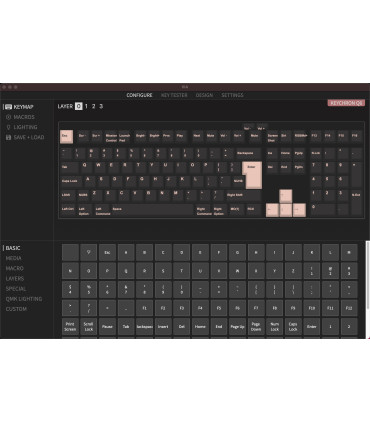 Keychron Q6 Black QMK Brown Switch (ISO-CH) w/Knob
