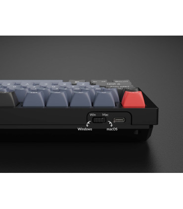 Keychron Q6 Black QMK Brown Switch (ISO-CH) w/Knob