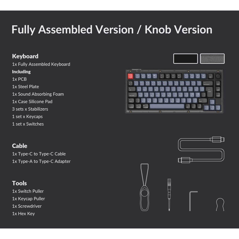 Die Keychron V1 - Ihre neue mechanische Tastatur mit Schweizer Layout