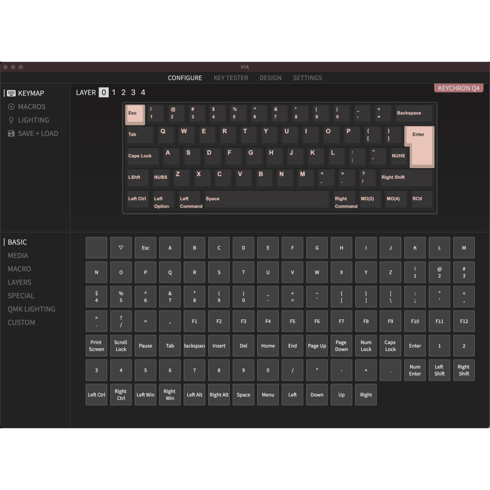 Keychron Q3 Black QMK Brown Switch (ANSI) avec bouton