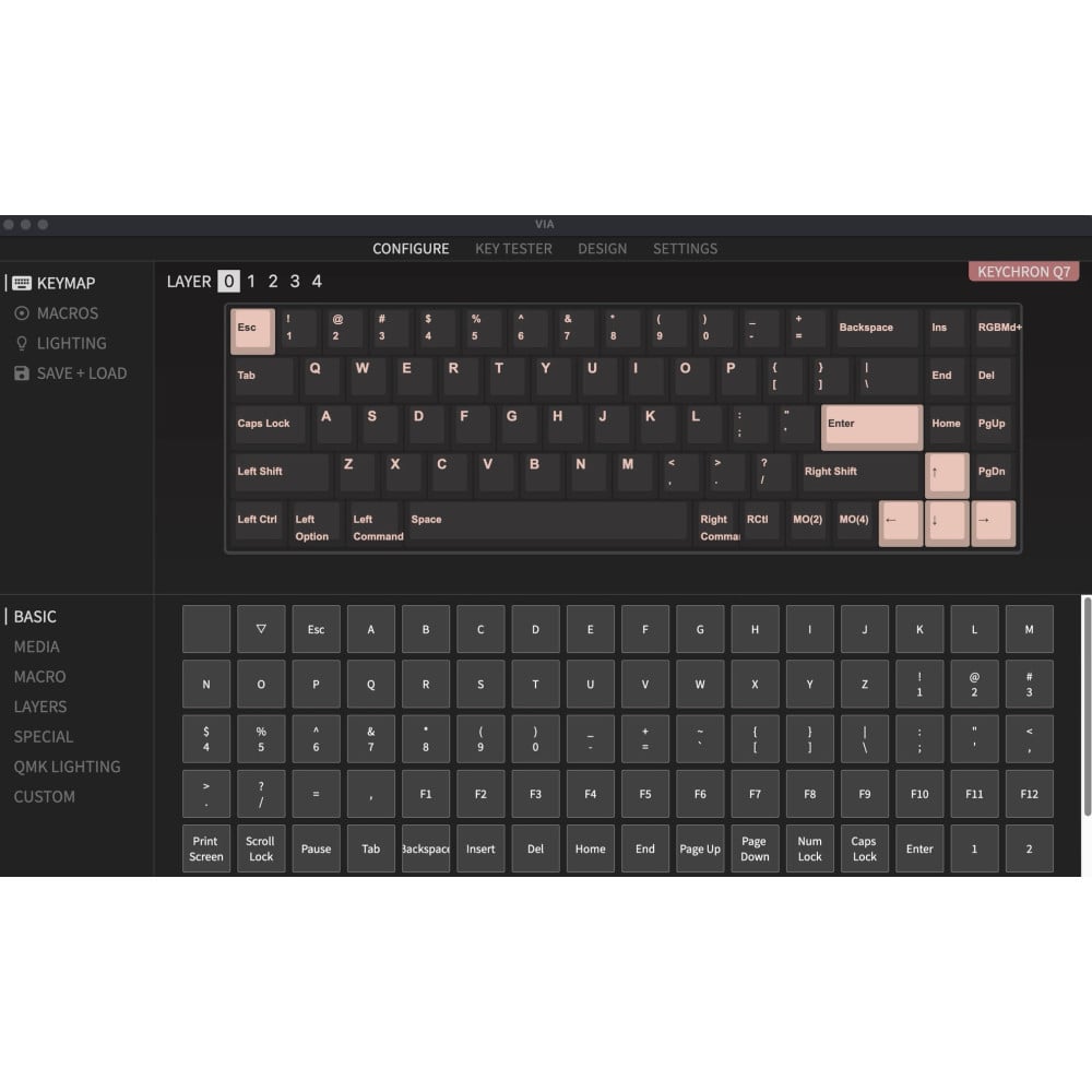 Keychron Q3 Black QMK Brown Switch (ANSI) w/Knob
