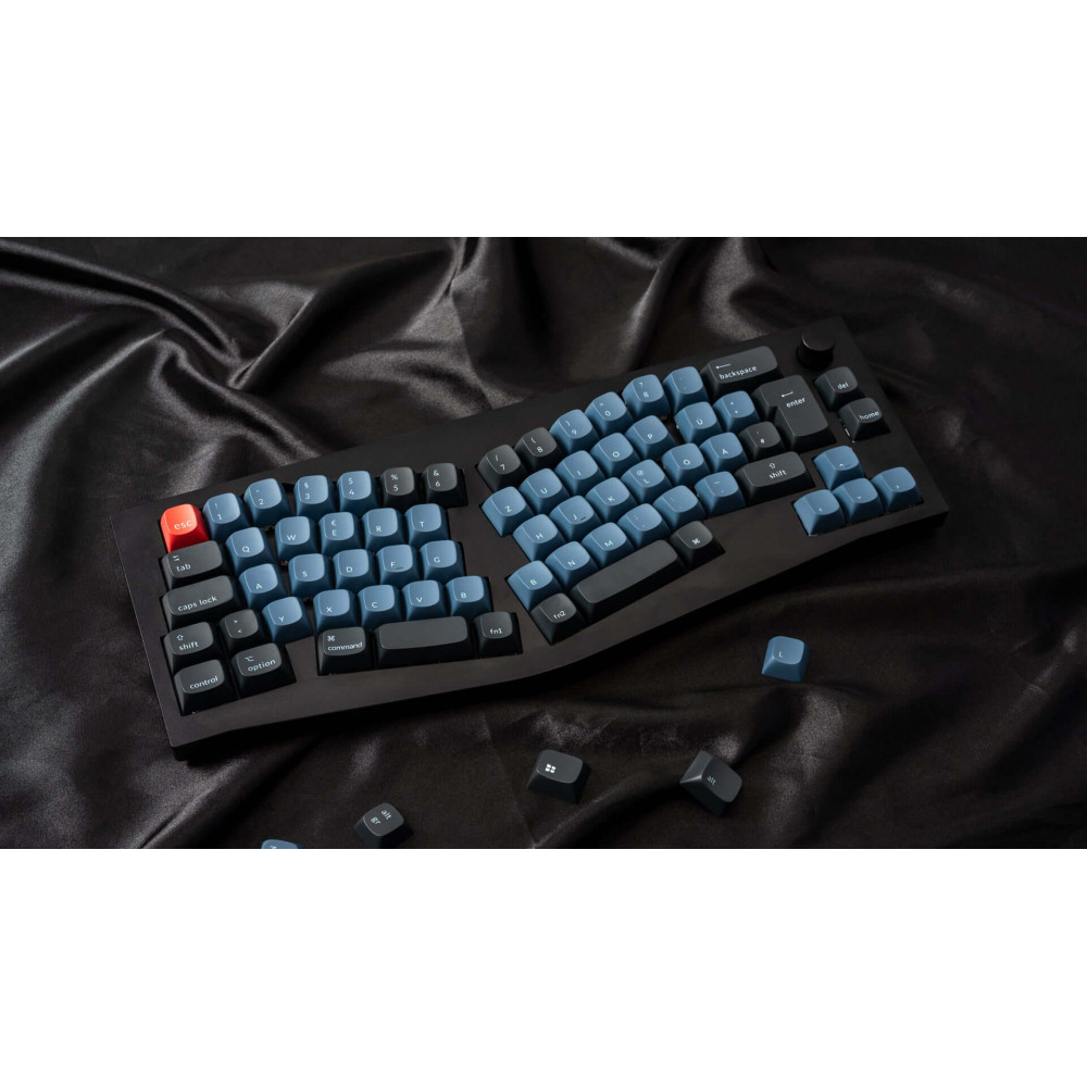 Keychron Q8 Black QMK Brown Switch (ISO-CH) w/Knob
