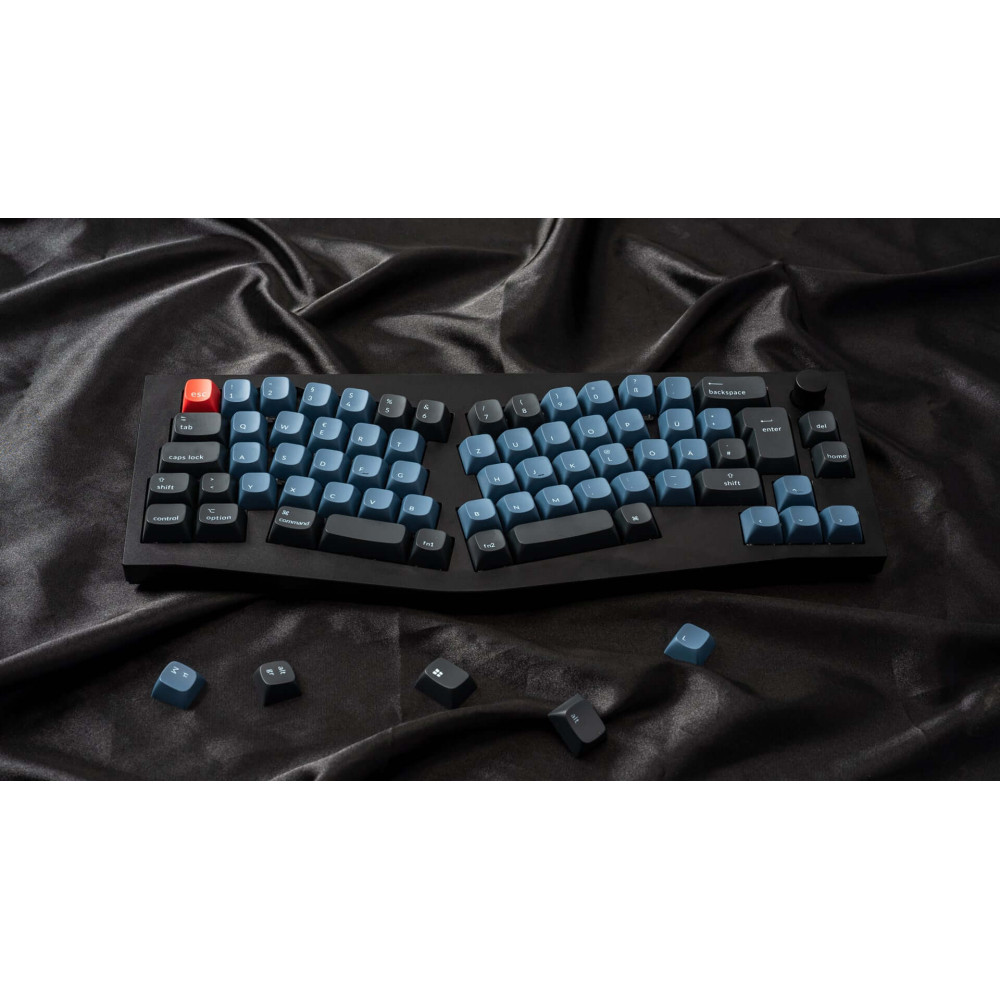 Keychron Q8 Black QMK Brown Switch (ISO-CH) w/Knob