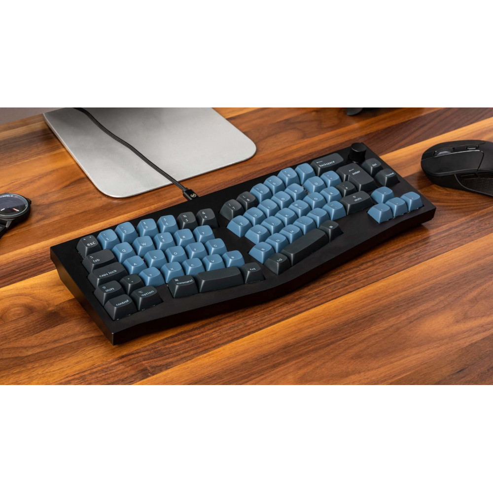 Keychron Q8 Black QMK Brown Switch (ISO-CH) w/Knob