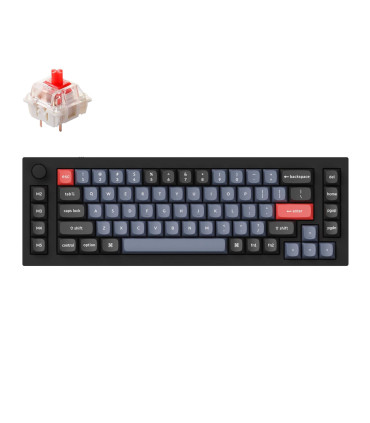 Keychron Q65 Black QMK Brown Switch (ANSI) w/Knob