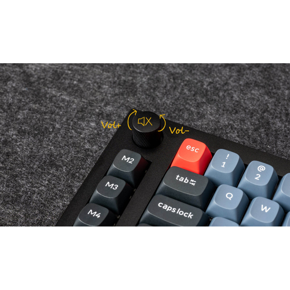 Keychron Q65 Black QMK Brown Switch (ANSI) w/Knob