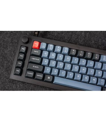 Keychron Q65 Interrupteur QMK brun noir (ANSI) avec bouton