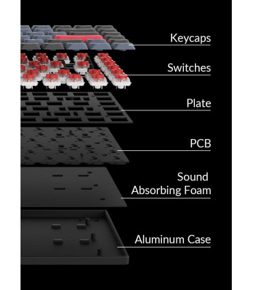 Keychron Q1 Blue QMK Red Switch (ANSI) w/Knob