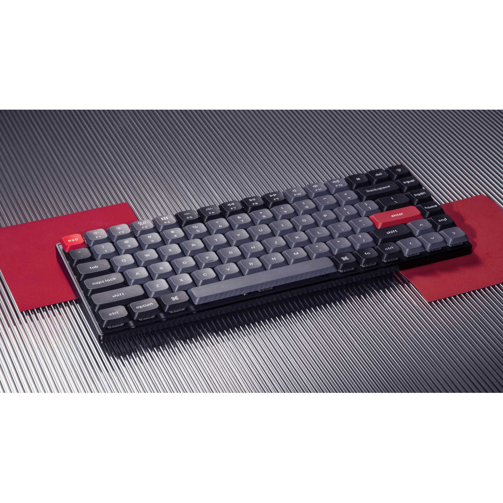 Keychron Q1 Blue QMK Red Switch (ANSI) avec bouton