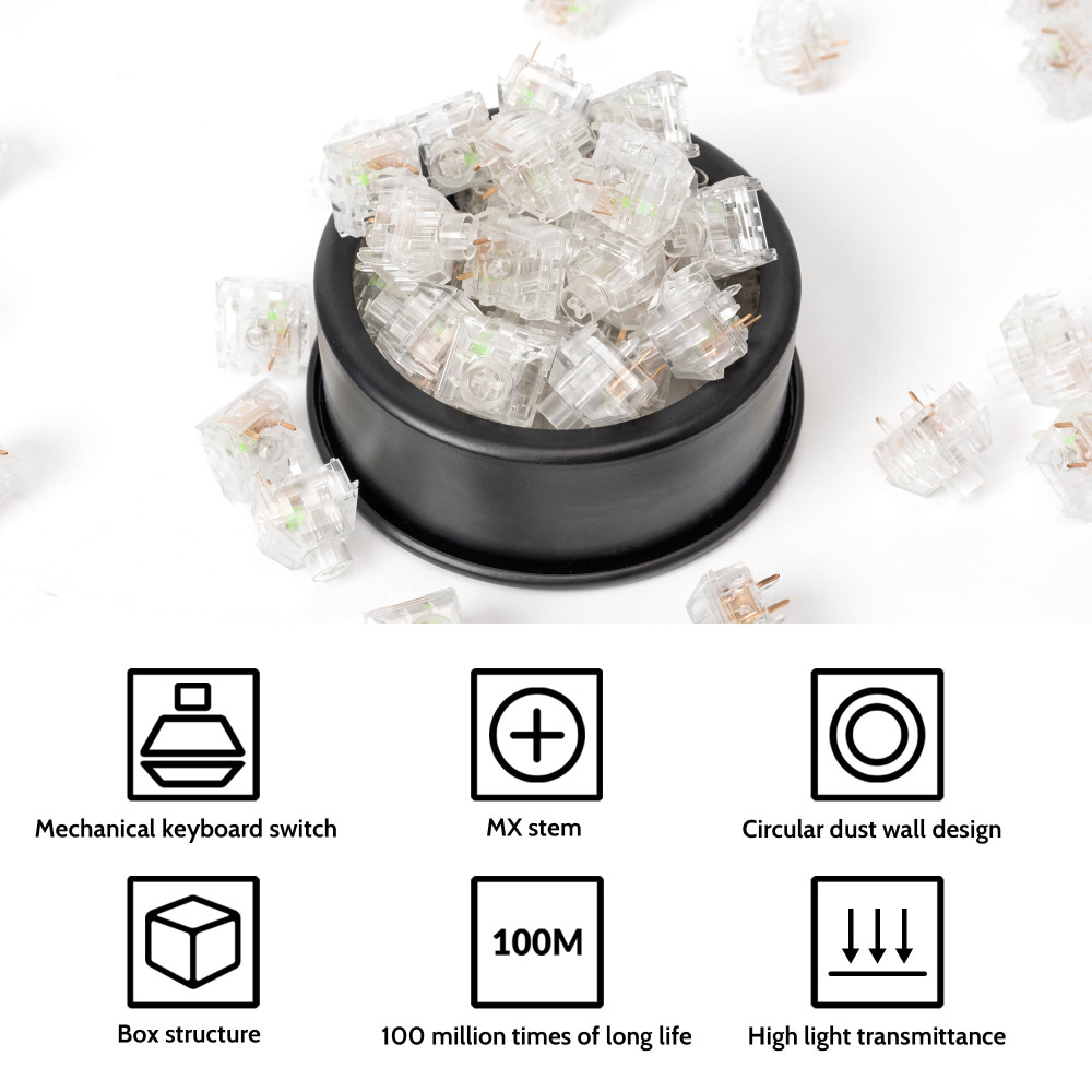 Kailh Jellyfish Box Switch Y (Linear) 110pcs/Set