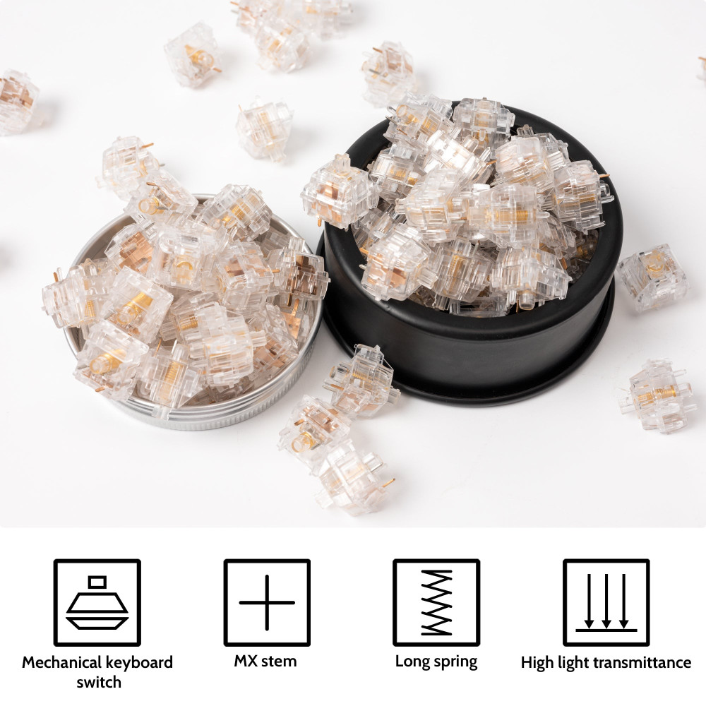 Kailh Clione Limacina Linear Switch 110pcs/Set