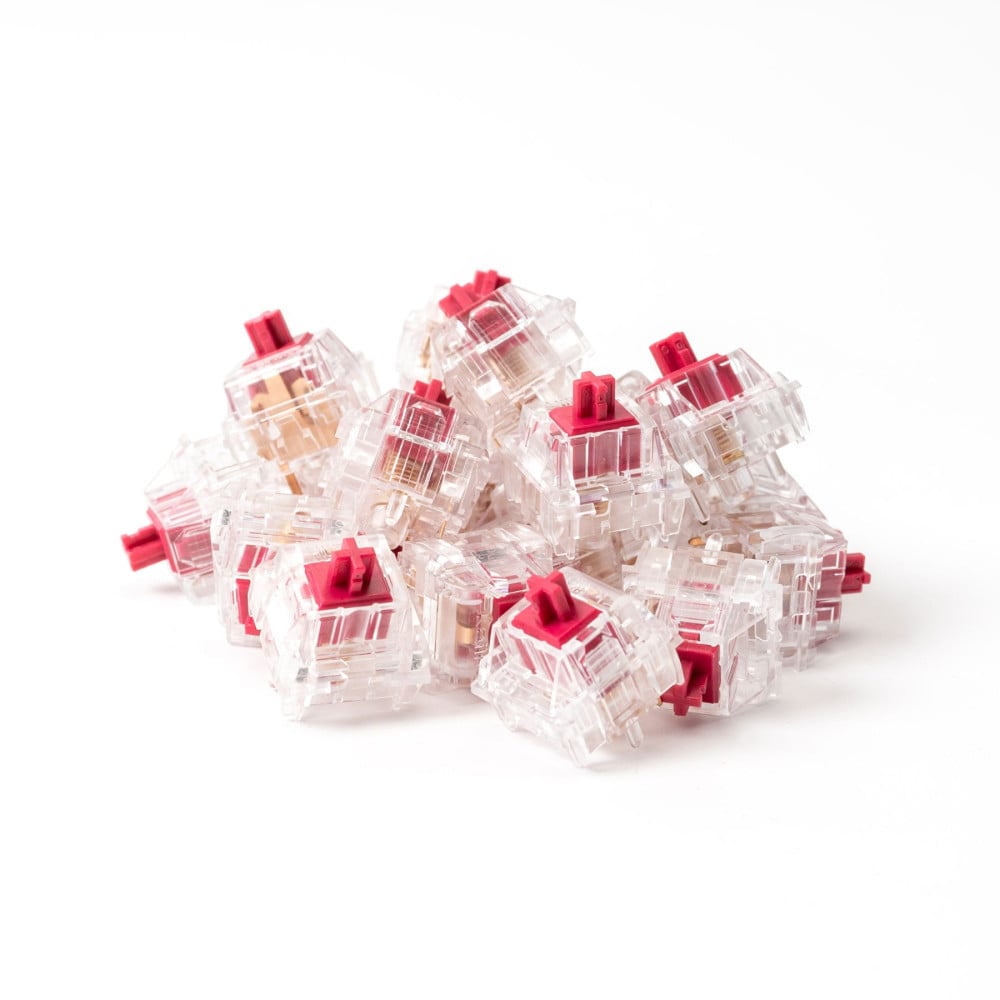 Kailh Crystal Burgundy Pro Switch 110pcs / Set