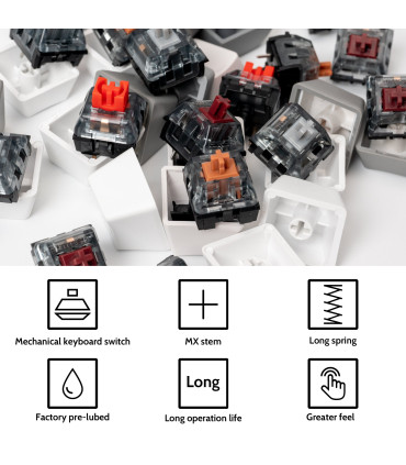 Kailh Super Speed Switch 110pcs / Set Silver