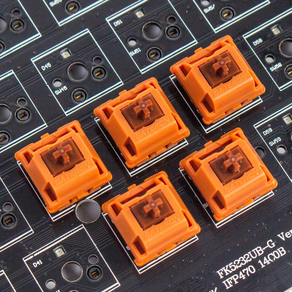 Gateron Cap V2 Switch 110pcs / Set Golden-Brown