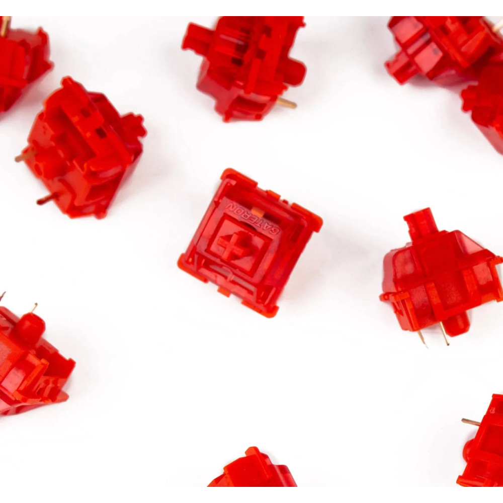 Gateron Phantom Switch 110pcs/Set Red