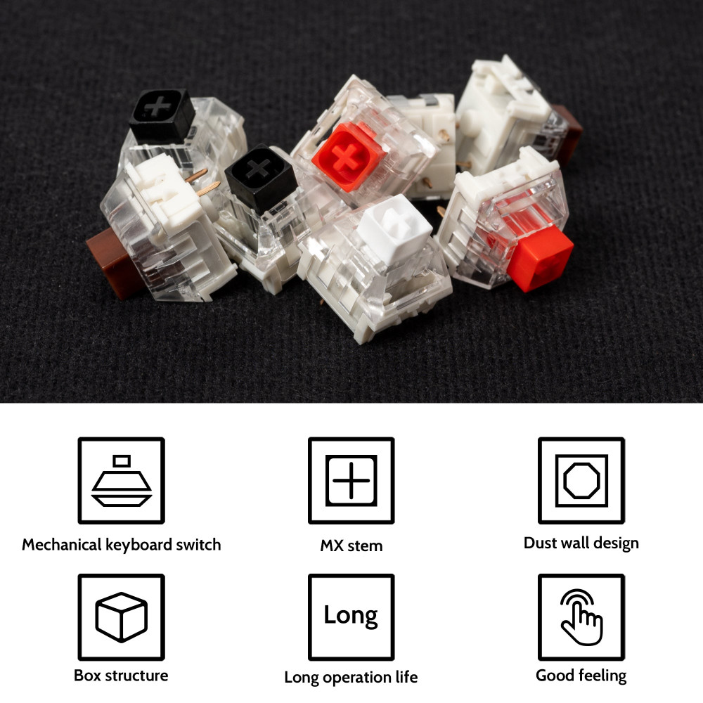 Kailh Box Switch 110pcs/Set White