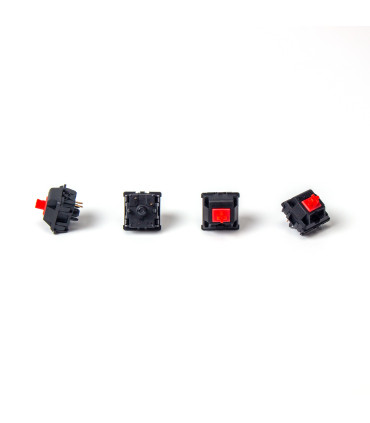 Gateron KS-3X Full Black Switch 110pcs/Set Red