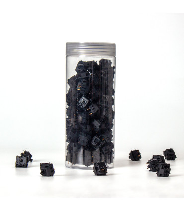 Gateron KS-3X Full Black Switch 110pcs / Set Black